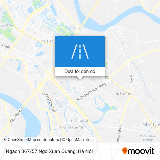 Bản đồ Ngách 367/57 Ngô Xuân Quảng