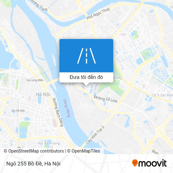 Bản đồ Ngõ 255 Bồ Đề