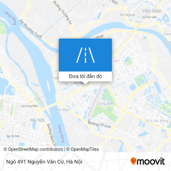 Bản đồ Ngõ 491 Nguyễn Văn Cừ