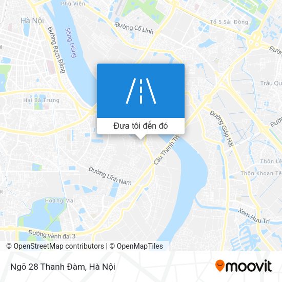 Bản đồ Ngõ 28 Thanh Đàm