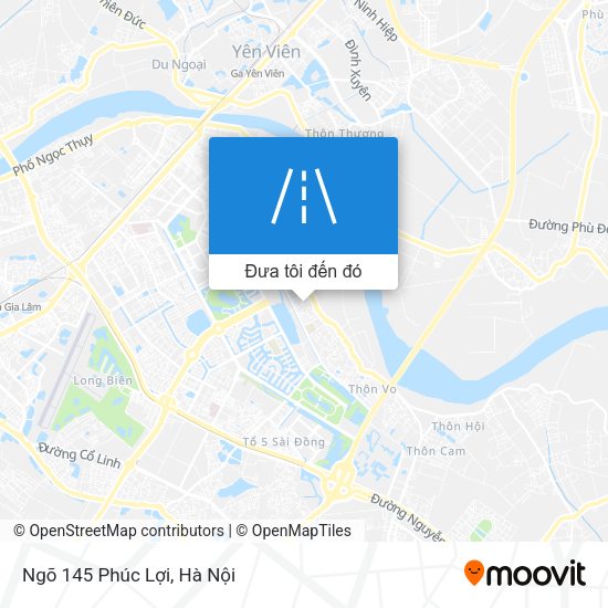 Bản đồ Ngõ 145 Phúc Lợi