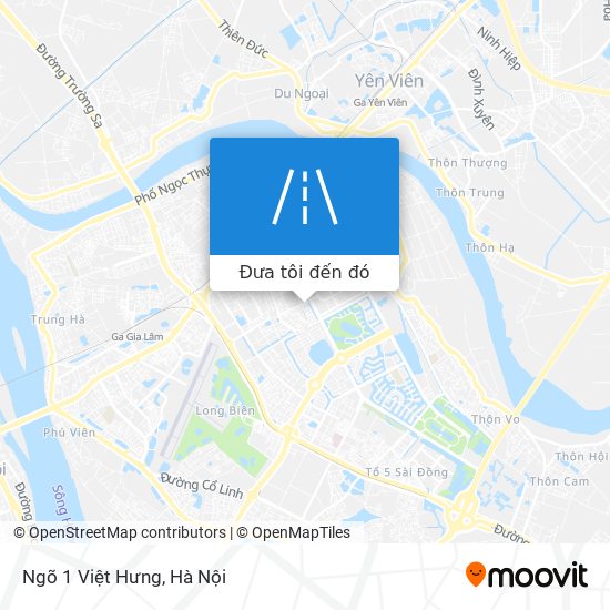 Bản đồ Ngõ 1 Việt Hưng