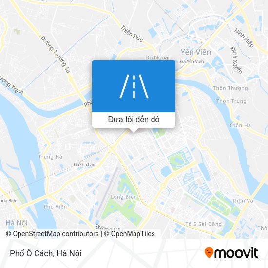 Bản đồ Phố Ô Cách