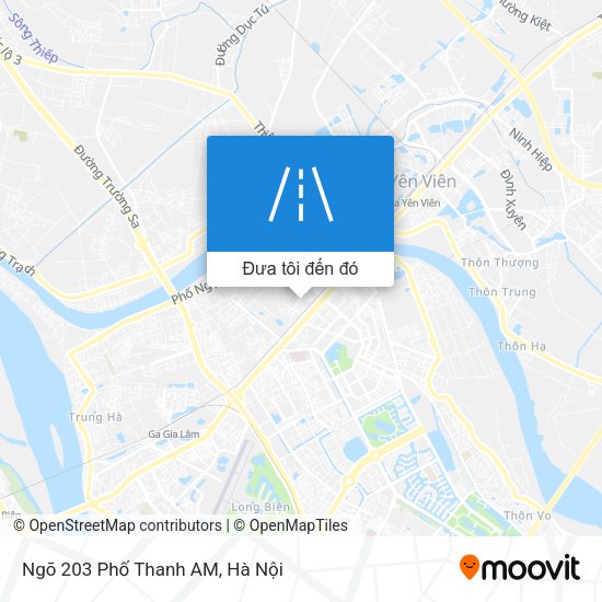 Bản đồ Ngõ 203 Phố Thanh AM