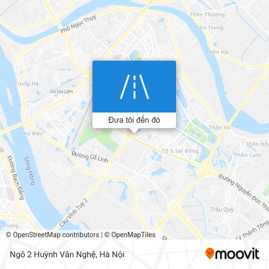 Bản đồ Ngõ 2 Huỳnh Văn Nghệ
