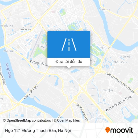 Bản đồ Ngõ 121 Đường Thạch Bàn