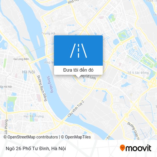 Bản đồ Ngõ 26 Phố Tư Đình