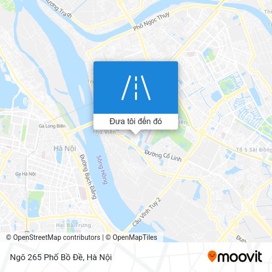 Bản đồ Ngõ 265 Phố Bồ Đề