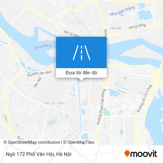 Bản đồ Ngõ 172 Phố Văn Hội