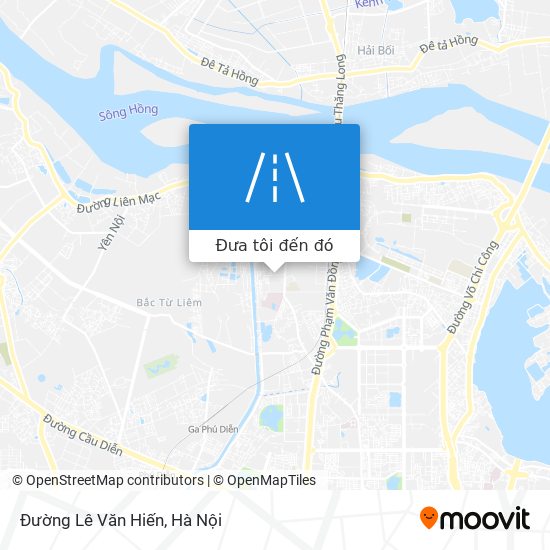 Bản đồ Đường Lê Văn Hiến
