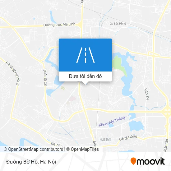 Bản đồ Đường Bờ Hồ