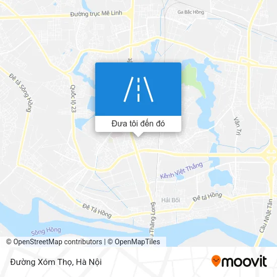 Bản đồ Đường Xóm Thọ