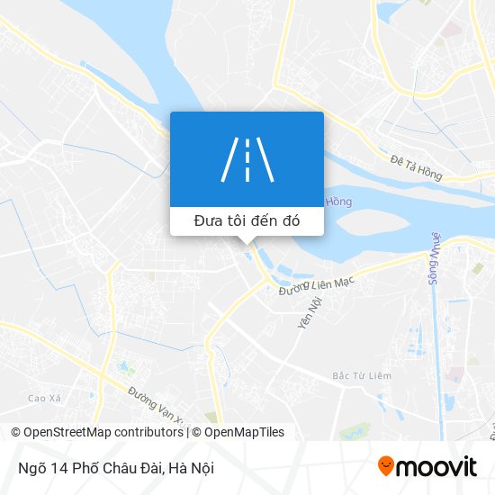 Bản đồ Ngõ 14 Phố Châu Đài