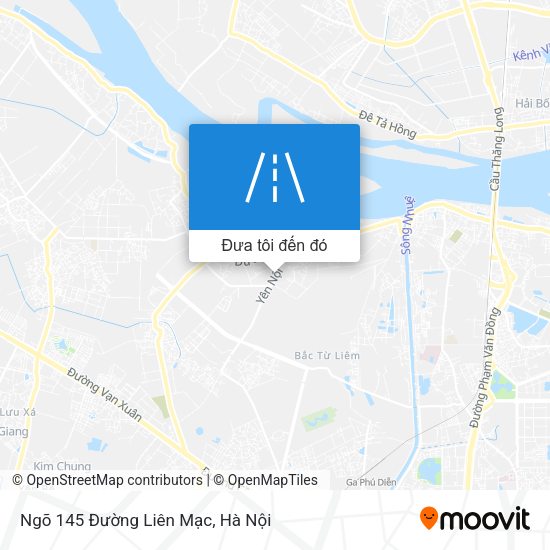 Bản đồ Ngõ 145 Đường Liên Mạc