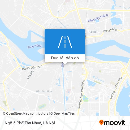 Bản đồ Ngõ 5 Phố Tân Nhuệ