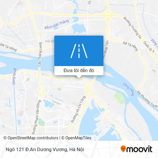 Bản đồ Ngõ 121 Đ.An Dương Vương