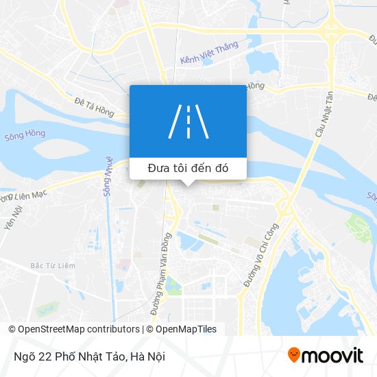 Bản đồ Ngõ 22 Phố Nhật Tảo