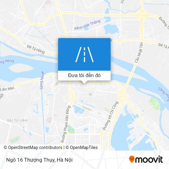 Bản đồ Ngõ 16 Thượng Thụy