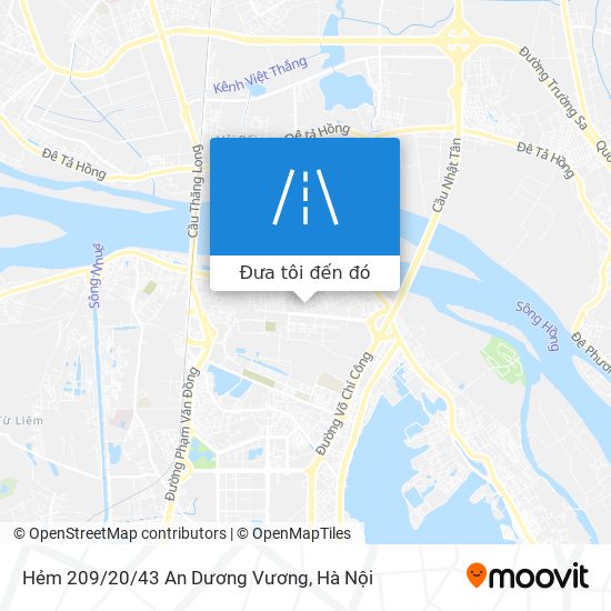 Bản đồ Hẻm 209/20/43 An Dương Vương