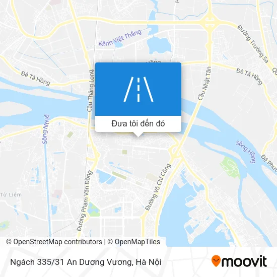 Bản đồ Ngách 335/31 An Dương Vương