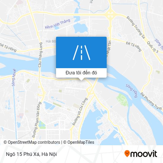 Bản đồ Ngõ 15 Phú Xá