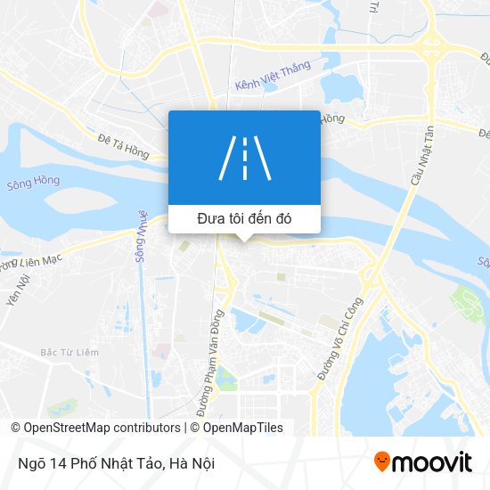 Bản đồ Ngõ 14 Phố Nhật Tảo
