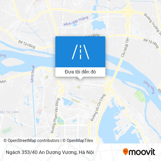 Bản đồ Ngách 353/40 An Dương Vương