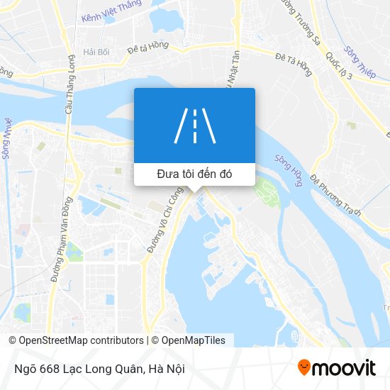 Bản đồ Ngõ 668 Lạc Long Quân