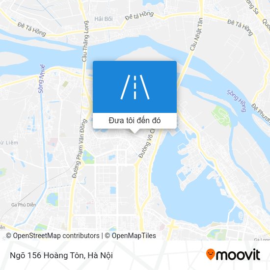 Bản đồ Ngõ 156 Hoàng Tôn