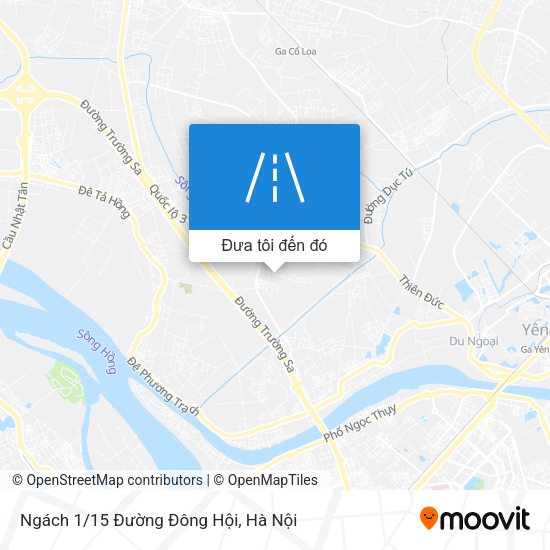 Bản đồ Ngách 1/15 Đường Đông Hội