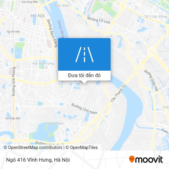 Bản đồ Ngõ 416 Vĩnh Hưng