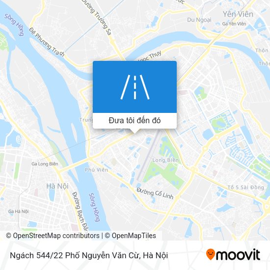 Bản đồ Ngách 544/22 Phố Nguyễn Văn Cừ