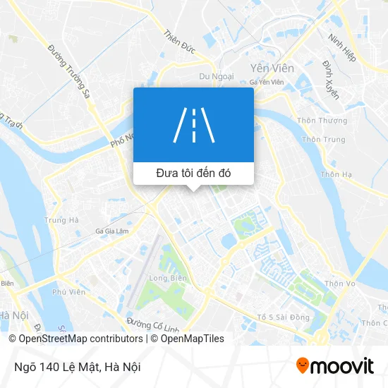 Bản đồ Ngõ 140 Lệ Mật
