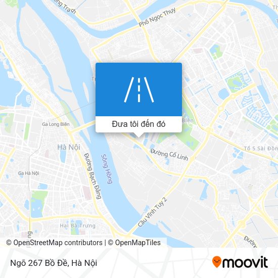 Bản đồ Ngõ 267 Bồ Đề
