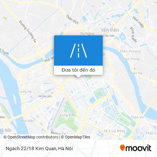 Bản đồ Ngách 22/18 Kim Quan