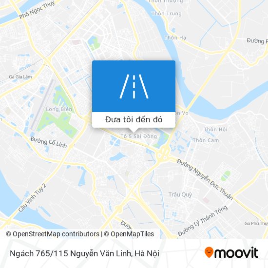 Bản đồ Ngách 765/115 Nguyễn Văn Linh