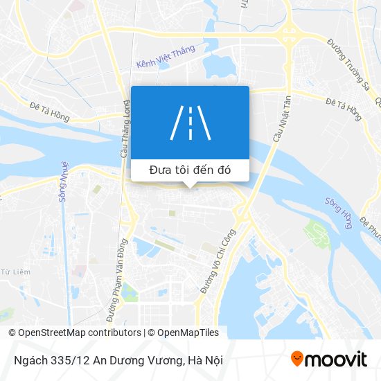 Bản đồ Ngách 335/12 An Dương Vương