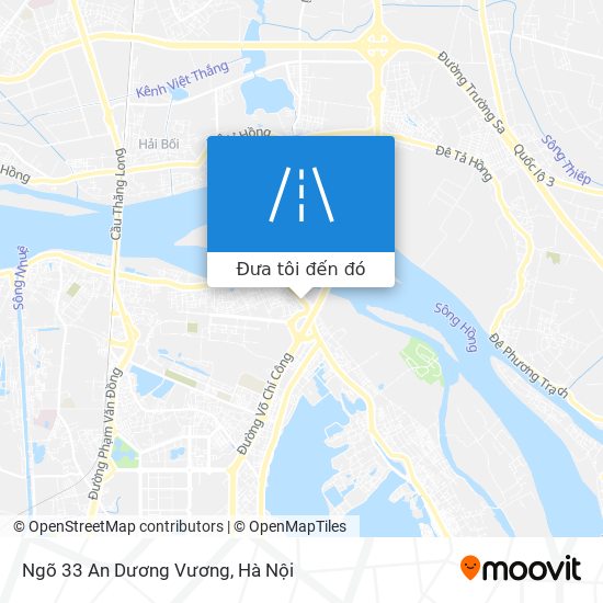 Bản đồ Ngõ 33 An Dương Vương