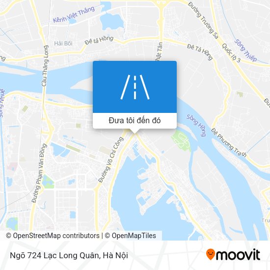 Bản đồ Ngõ 724 Lạc Long Quân