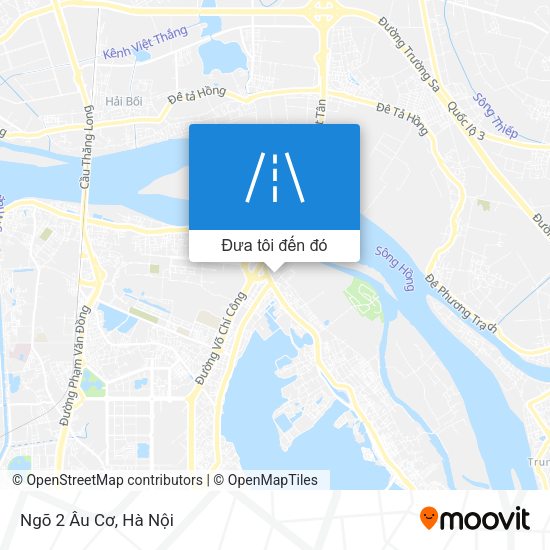 Bản đồ Ngõ 2 Âu Cơ