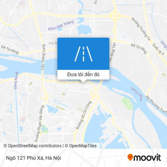 Bản đồ Ngõ 121 Phú Xá