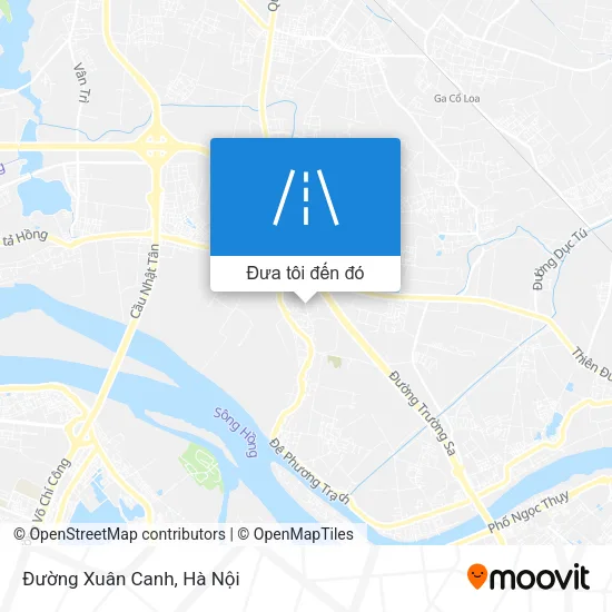 Bản đồ Đường Xuân Canh