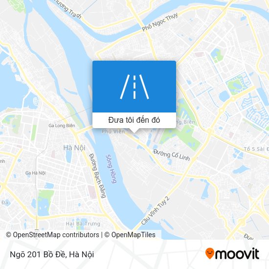 Bản đồ Ngõ 201 Bồ Đề