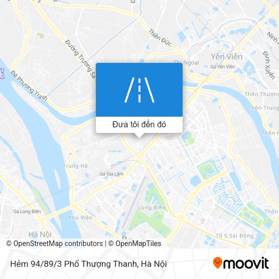 Bản đồ Hẻm 94/89/3 Phố Thượng Thanh