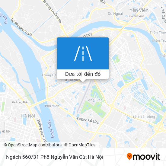 Bản đồ Ngách 560/31 Phố Nguyễn Văn Cừ