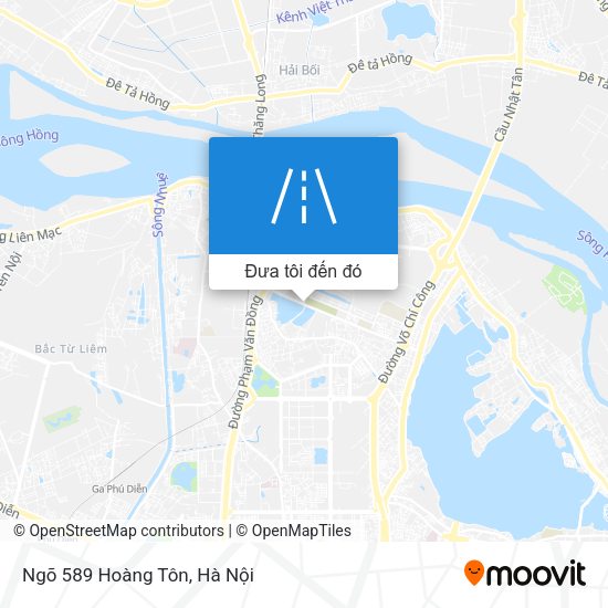 Bản đồ Ngõ 589 Hoàng Tôn