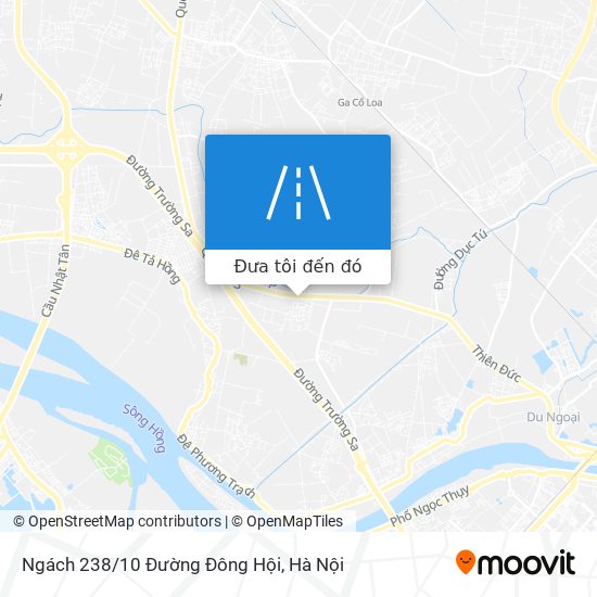 Bản đồ Ngách 238/10 Đường Đông Hội