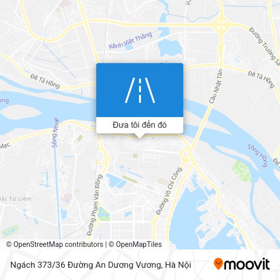 Bản đồ Ngách 373 / 36 Đường An Dương Vương