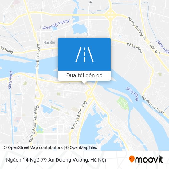 Bản đồ Ngách 14 Ngõ 79 An Dương Vương