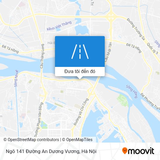 Bản đồ Ngõ 141 Đường An Dương Vương